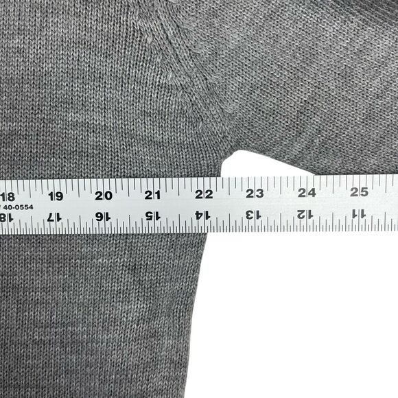 Brave Soul Men’s Knit Cardigan Sweater XL Gray Shawl Collar Button Front Classic - Picture 7 of 9